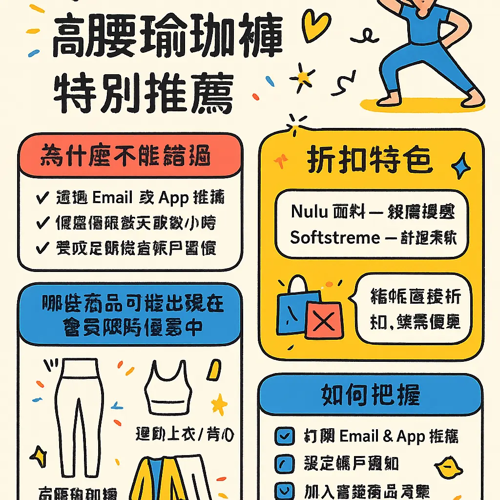 Lululemon 迎新 優惠 - 高腰瑜珈褲