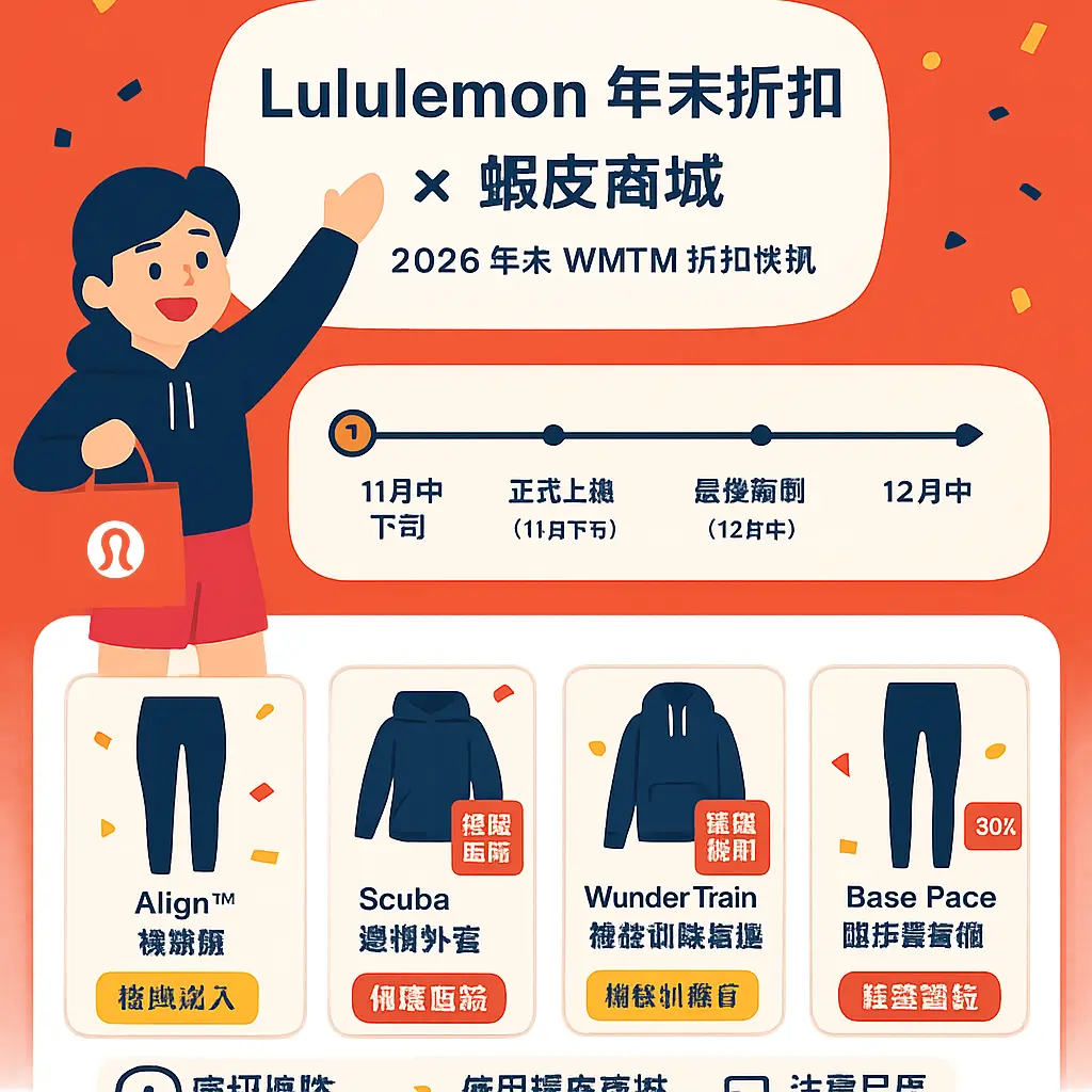Lululemon 折扣 季 - 蝦皮商城