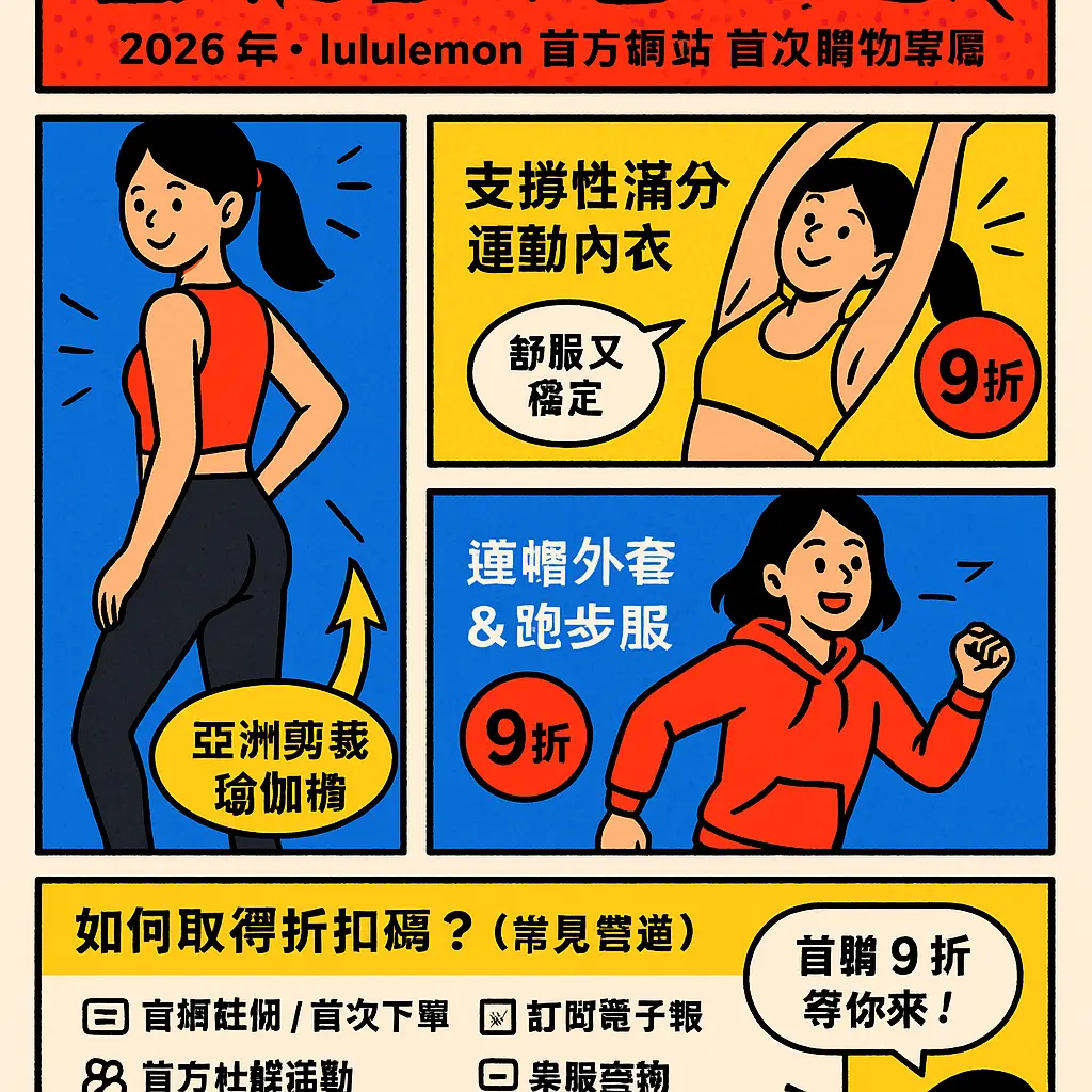 Lululemon 首 購 9 折 - 女裝
