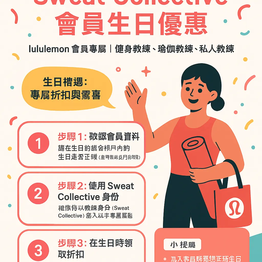 Lululemon 會員 優惠 - Sweat Collective會員
