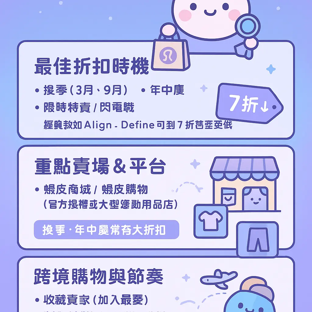 Lululemon 哪裡 買 便宜 - 代購