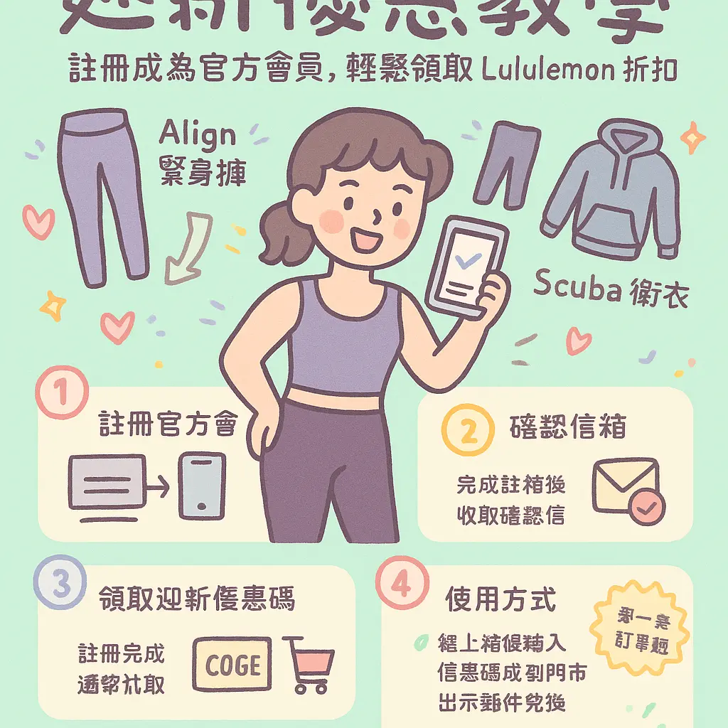 Lululemon 迎新 優惠 - Align