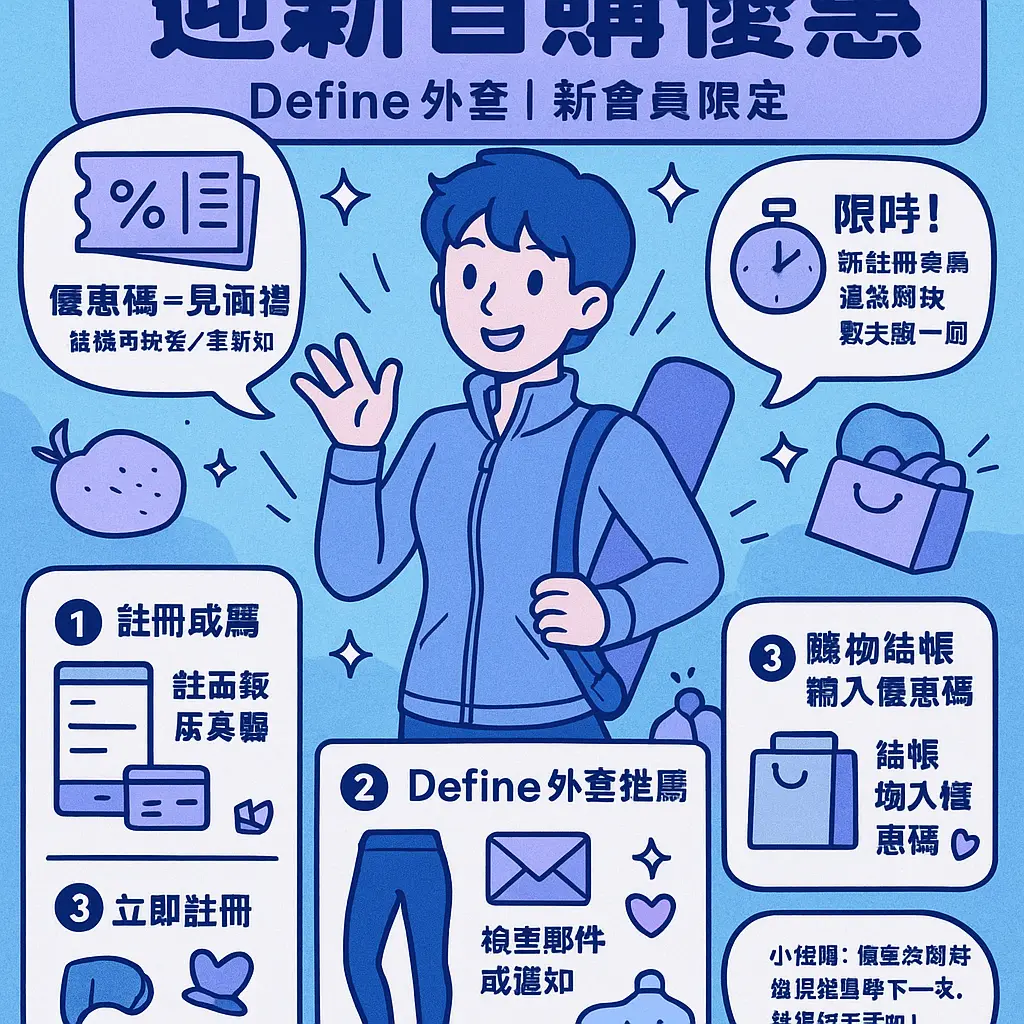 Lululemon 迎新 優惠 - Define外套