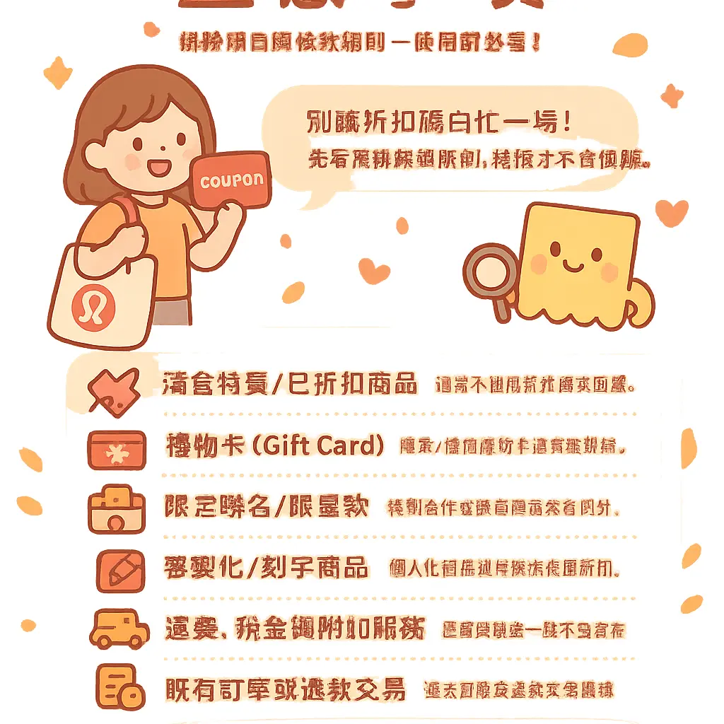 lululemon 優惠碼 - shopsavetw